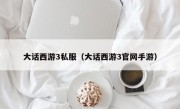 大话西游3私服（大话西游3官网手游）