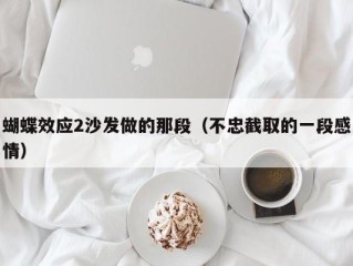 蝴蝶效应2沙发做的那段（不忠截取的一段感情）