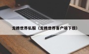 龙腾世界私服（龙腾世界客户端下载）