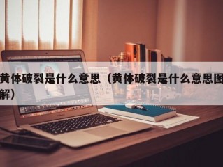 黄体破裂是什么意思（黄体破裂是什么意思图解）