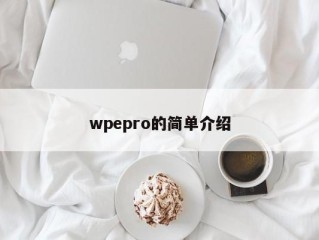 wpepro的简单介绍