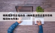 杨梅是凉性还是热性（杨梅是凉性还是热性杨梅功效与作用）