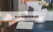 woool私服的简单介绍