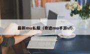 最新mu私服（奇迹mu手游sf）