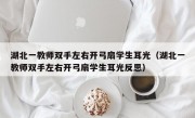 湖北一教师双手左右开弓扇学生耳光（湖北一教师双手左右开弓扇学生耳光反思）